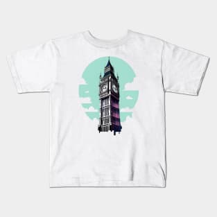 Timeless Tower Tee: Wear the Echoes of Big Ben Kids T-Shirt
